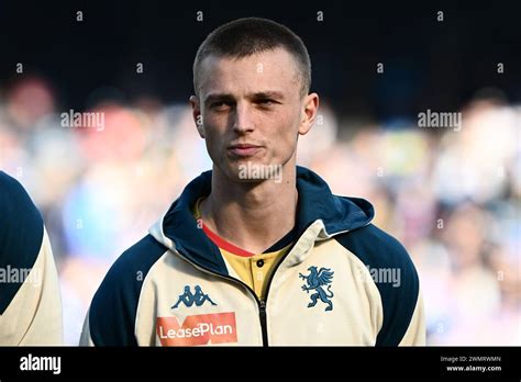 Albert Guomundsson of Genoa CFC looks on during the Serie A TIM match ...