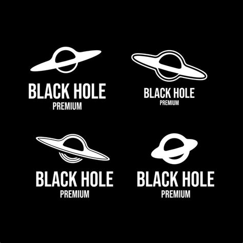 Set collection black hole logo icon design illustration 3189939 Vector Art at Vecteezy