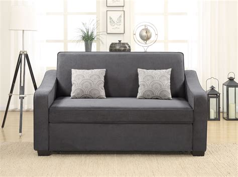 Queen Size Click Clack Sofa Bed With Storage | Baci Living Room