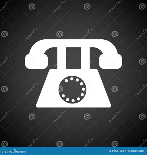 Old Phone Icon stock vector. Illustration of imagery - 148061853