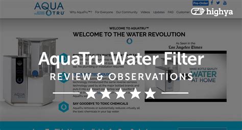 AquaTru Countertop Water Filter Reviews - Is it a Scam or Legit?