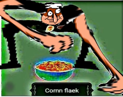 Fake Peppino's CORNN FLAEK | SCP Foundation | Know Your Meme