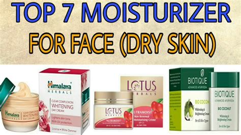 TOP 7 Face Moisturizer For Dry Skin - YouTube