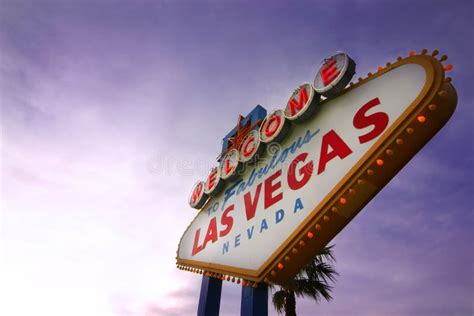 Las Vegas Welcome Sign stock photo. Image of place, america - 5962584