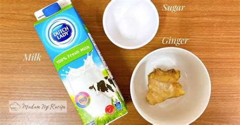 Ginger Milk Curd - Madam Ng Recipe