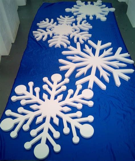 Large Snowflakes | Polystyrene Snowflakes | Christmas Decorations