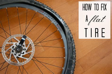 How to fix a flat bike tire {bicycle repairs} - C.R.A.F.T.