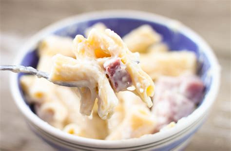 Ham and Cheese Pasta Bake - The Farmwife Cooks