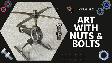 Metal Art | Creative Art | Art using Nuts & Bolts - YouTube