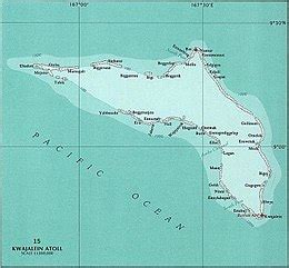 Kwajalein Atoll Marshall Islands Map - Islands With Names