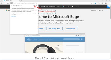 Microsoft Edge Certificate