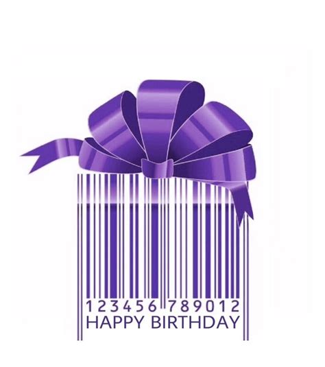 Happy Birthday Barcode Art #barcode #happybirthdaywishes #graphicdesi… | Carteleras de feliz ...