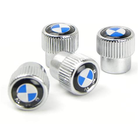 Valve Stem Caps, Tire Valve Stem Caps for BMW, 4 Pcs Silver - Walmart.com