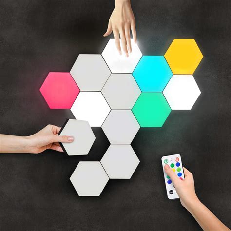 Buy Hexagon Lights | Premium Set of LED Wall Lights | Modular, Touch ...