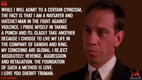 Albert Rosenfield: While I will admit to a certain cynicism, the fact is that I am a naysayer ...