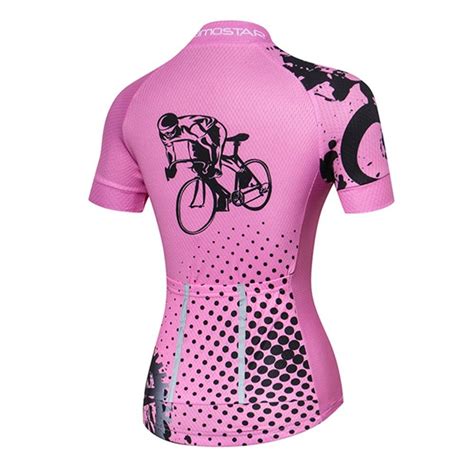 Weimostar Womens Cycling Jersey Short Sleeve Ladies Bike Jersey Bicycle Shirt Top Breathable ...