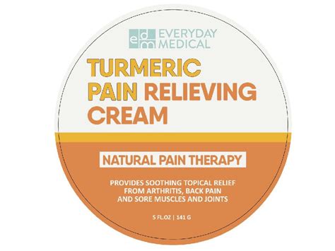 Turmeric Pain Relieving Cream (cream) Everyday Medical LLC