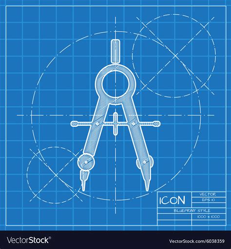 Blueprint icon Royalty Free Vector Image - VectorStock