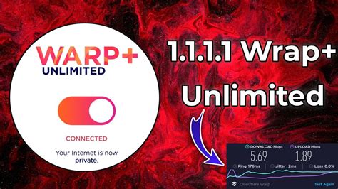 1.1.1.1 Warp+ Unlimited Data - Internet Speed Test - YouTube