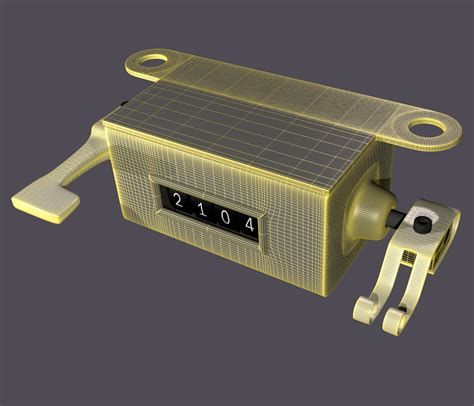 3d mechanical counter