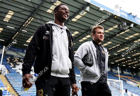 Mk Dons Players Arrive Before Match Editorial Stock Photo - Stock Image ...