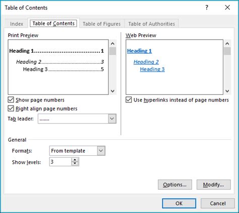 Format or customize a table of contents - Microsoft Support