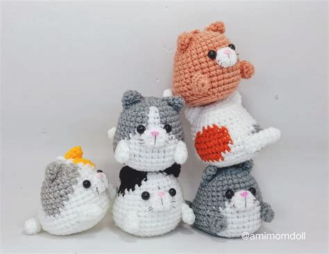 Cat Amigurumi Pattern Crochet Small Cats - Hobby Horizon Haven