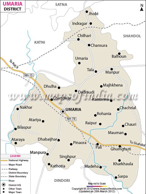 Umaria District Map