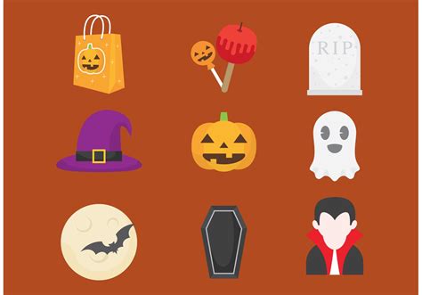 Halloween Vector Icons 90969 Vector Art at Vecteezy