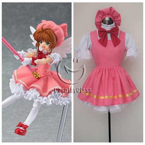 Cardcaptor Sakura Kinomoto Sakura Pink Cosplay Costume - CosplayClass