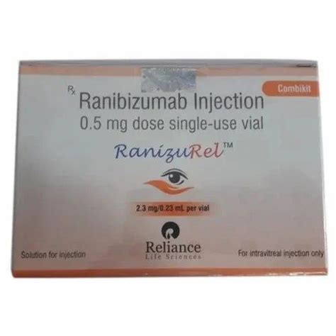 RanizuRel Ranibizumab Injection 0.5 mg, For Hospital at Rs 15100/piece in Surat