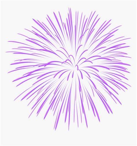 Free Png Purple Firework Png - Purple Fireworks Transparent Background, Png Download - kindpng