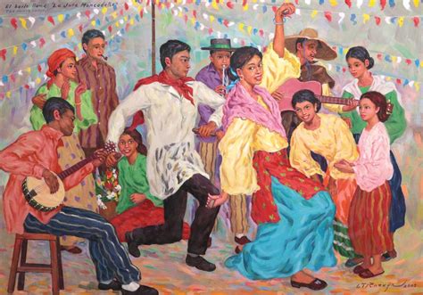 Sold at Auction: Loreto Racuya, Loreto Racuya (b. 1940) - La Jota Moncadeña Dance