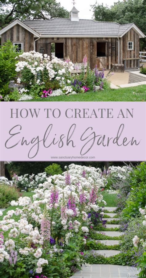 How to Create a Romantic English Garden - Sanctuary Home Decor