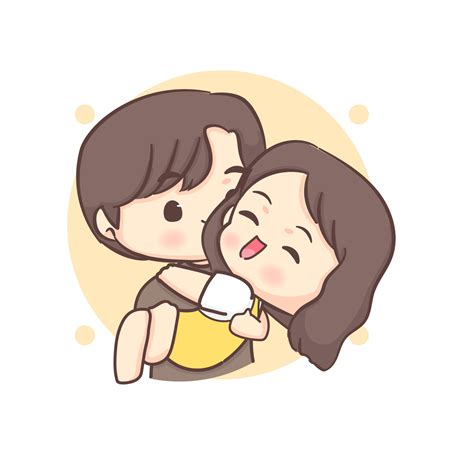 Hình đôi tình yêu dễ thương: Xem ngay với Love Couple Cartoon Pic! - NaiHuou.Com