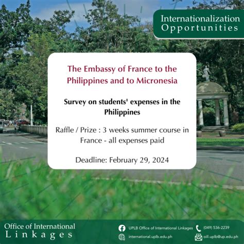 Embassy of France to the Philippines and to Micronesia's Survey on ...