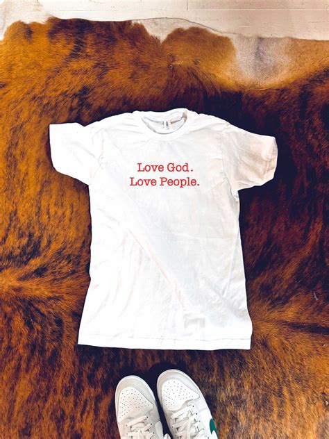 Love God. Love People. Adult Box T-Shirt – Beacon Threads