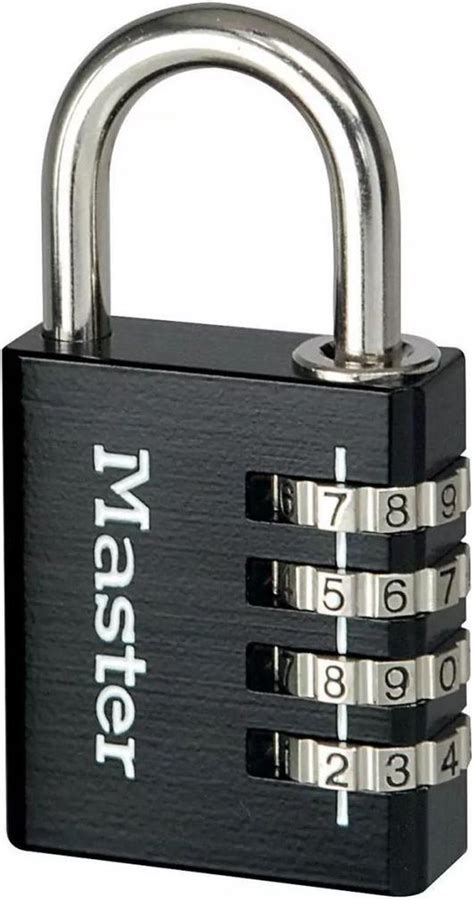 bol.com | Master Lock Combinatie hangslot aluminium zwart 40 mm 7640EURDBLK