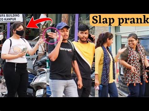 “Funny Slap Prank with Indian Girls Part 01🤤 / Public Reaction gone ...