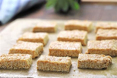 Sesame Seed Bars Recipe | Amira's Pantry