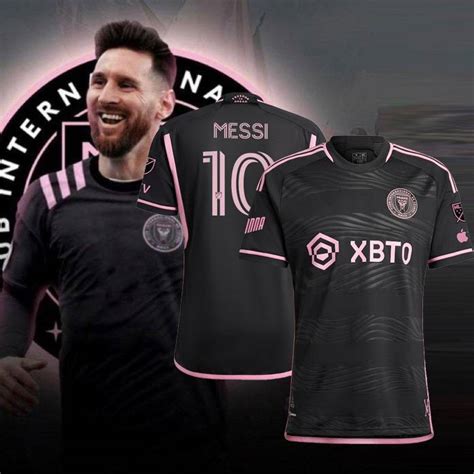 2023-2024 Inter Miami CF Away Lionel Messi Jersey Football Tshirts Fans ...