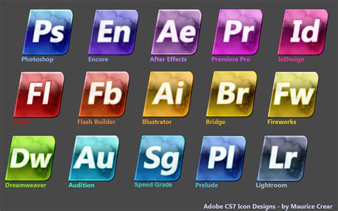 Adobe CS7 Icon Designs by Ryce92 on DeviantArt