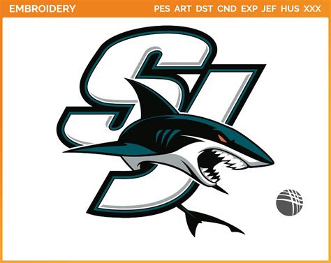 San Jose Sharks - Alternate Logo (2016) - Hockey Sports Embroidery Logo ...