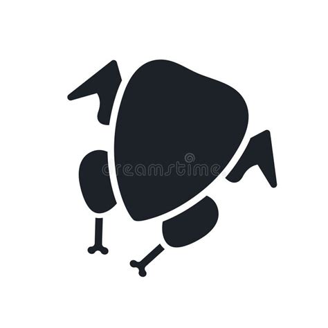 Chicken Breast Chicken Wings Chicken Legs Silhouette. Black Isolated ...