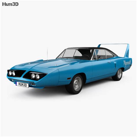 Plymouth Road Runner Superbird 1970 3D model - Vehicles on Hum3D