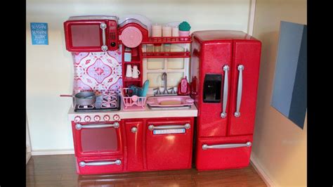 Opening/Review of Our Generation Kitchen Set for American Girl Dolls ...