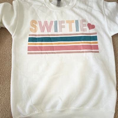 SWIFTIE Sweatshirt Swiftie Crewneck Sweatshirt SWIFTIE Fan - Etsy