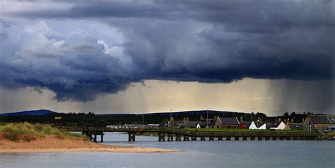 Lossiemouth on a stormy day