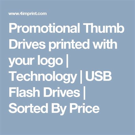 Promotional Thumb Drives printed with your logo | Technology | USB Flash Drives | Sorted By ...