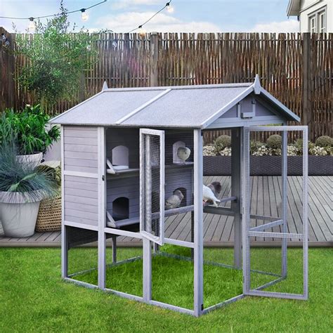 Archie & Oscar™ Pigeon Cage, Large Bird Cage Outdoor, Parrot Cage Bird ...